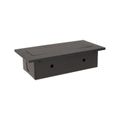 Výklopný blok ORNO OR-AE-1324/B, 2x2P+Z, 3xUSB, čierna