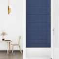 vidaXL Nástenné panely 12 ks modré 90x30 cm látka 3,24 m²