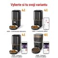 Dávkovač krmiva EMOS H6001 Pet Care, 4 l, čierny