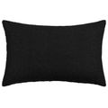vidaXL Poťah na podložku 2 pcs HEERLEN Čierna 50 x 70 cm Bouclé