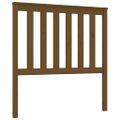 vidaXL Čelo postele medovohnedé 96x6x101 cm masívna borovica