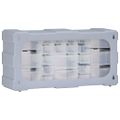 vidaXL Organizér s 22 zásuvkami 49x16x25,5 cm