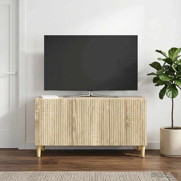 vidaXL TV skrinka Dub sonoma 99 x 34,5 x 50 cm Kompozitné drevo