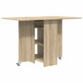 vidaXL Jedálenský stôl 115 x 70 x 75 cm Kompozitné drevo Dub sonoma