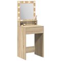 vidaXL Toaletný stolík Sonoma dub 50 x 41 x 135 cm Kompozitné drevo