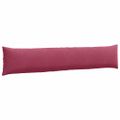 vidaXL Vankúše na pohovku 2 pcs Víno červené 200 x 40 cm