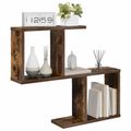 vidaXL Stenná polica Dymový dub 60 x 12 x 50,5 cm Kompozitné drevo