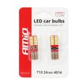 LED CANBUS 24SMD 4014 T10e (W5W) Biela 12V / 24V