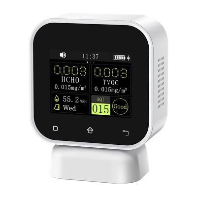 4-v-1 monitor kvality vzduchu v interiéri Detektor formaldehydu s dotykovou obrazovkou FNIRSI SFD-02