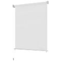 vidaXL Vonkajšia zatemňovacia roleta 225 (Š) x 140 (V) cm biela