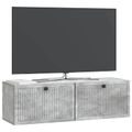 vidaXL Nástenná TV skrinka Nástenný Betónovo sivá 98 x 31 x 30 cm