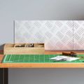 vidaXL Schodový rošt 2 ks 40 x 20 cm Strieborná Hliník Obdĺžnikový