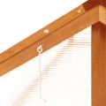 vidaXL Skleník hnedá 114x80x50 cm jedľové drevo