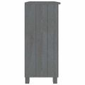 vidaXL Komoda HAMAR, tmavosivá 85x35x80 cm, borovicový masív