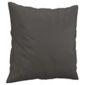 vidaXL Dekoratívne vankúše 2 ks sivé 40x40 cm umelá koža