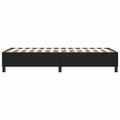 vidaXL Posteľný rám s boxspringom čierny 90x200 cm umelá koža