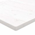 vidaXL Stolová doska biela 110x60x2,5 cm masívna borovica obdĺžniková