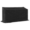 vidaXL Regál na krbové drevo s pláštenkou 200,5x60,5x110,5 cm