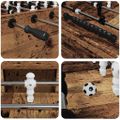 vidaXL Stolný futbal Staré drevo 146,5 x 74 x 85 cm Kompozitné drevo