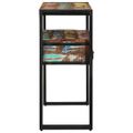 vidaXL Konzolový stôl 90 x 33 x 75 cm Masívne obnovené drevo