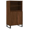 vidaXL Vysoká skrinka hnedý dub 60x36x110 cm spracované drevo