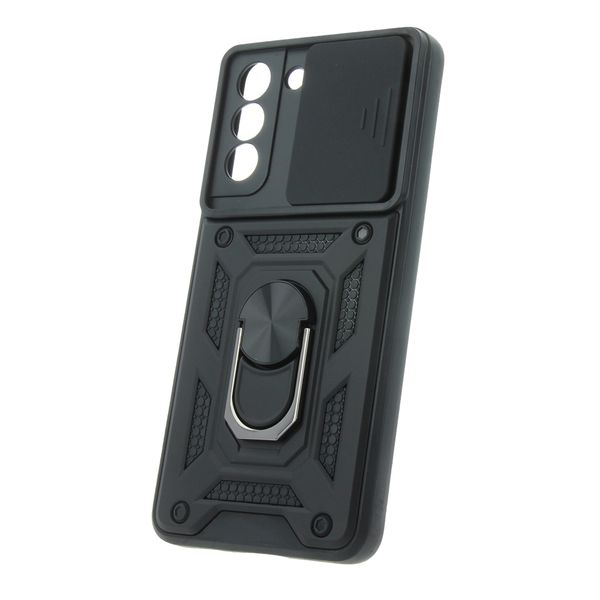 Puzdro Defender Slide pre Samsung Galaxy S21 FE čierne