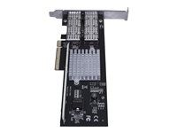 Startech Dual Port 40G QSFP+ Network Card, Intel XL710 Open QSFP+ Converged Adapter, PCIe 40 Gigabit Ethernet Server NIC, 40GbE Fiber Optic LAN Card, Dell PowerEdge HPE ProLiant, 40Gb - Network Interface Card - Sieťový adaptér - PCIe - 40 Gigabit QSFP+ x 2
