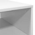 vidaXL Konferenčný stolík Biela 60 x 50 x 40 cm Kompozitné drevo