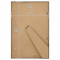 vidaXL Fotorámiky na stenu alebo stôl 5 ks strieborné 50x70 cm MDF