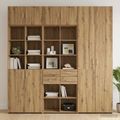vidaXL Úložný kabinet so policami Dub artisan 70 x 42,5 x 225 cm