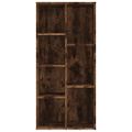 vidaXL Knižnica dymový dub 50x25x106 cm