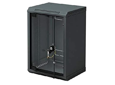 10'' rack jednodielny4U/260 TRITON čierny dvere perf.