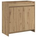 vidaXL Skriňa pod umývadlo do kúpeľne Dub artisan 78,5 x 37,5 x 81 cm