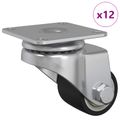 vidaXL Pojazd 12 ks Strieborná 44,1 x 44,1 x 1,95 mm Nylón