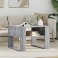 vidaXL Konferenčný stolík Sivý Sonoma 66 x 53 x 45 cm Kompozitné drevo