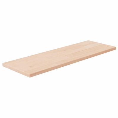 vidaXL Polica 60x20x1,5 cm neošetrený dubový masív