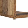 vidaXL Stôl Staré drevo Kompozitné drevo 130 x 50.5 x 75 cm