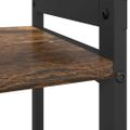 vidaXL Regál na knihy 60 x 30 x 85 cm Kompozitné drevo Dymová dub