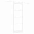 vidaXL Posuvné dvere ORKDAL Biela 83 x 211 cm