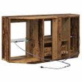 vidaXL Rohový LED TV kabinet 100 x 40 x 50 cm Staré drevo