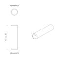 vidaXL Drevené kolíky 12 ks Hnedá Ø 8 x 35 mm Drevený masív