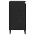 vidaXL Servírovacia skriňa Čierny dub 60 x 35 x 70 cm Kompozitné drevo