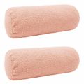 vidaXL Poťah na podložku 2 pcs HEERLEN Ružová Ø 15 x 40 cm Bouclé