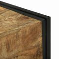 vidaXL Toaletné stolíky do spálne Hnedá 90 x 50 x 75 cm Mangový masív