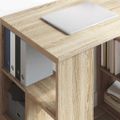 vidaXL Stôl Sonoma dub Kompozitné drevo 90 x 50 x 75 cm