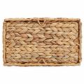 vidaXL Závesný košík Vodný hyacint 30 x 17,5 x 49,5 cm Prírodná