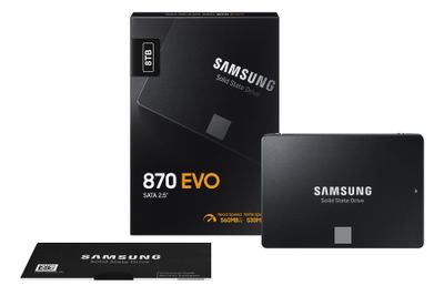 Samsung 870 EVO/8TB/SSD/2.5''/SATA/Čierna/5R