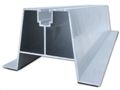 Montážny hliníkový profil H-70 dĺžka 330 mm, výška 70 mm, EPDM, trapezový mostík