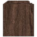 vidaXL Organizér na stôl hnedý dub 44,5x24x25 cm kompozitné drevo