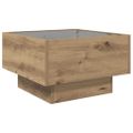 vidaXL Konferenčný stolík dub artisan 50 x 50 x 30 cm